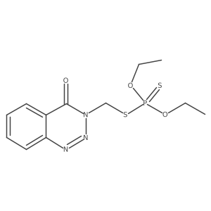 Azinphos-ethyl D10结构式