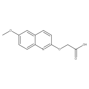 2-[(6-Methoxyquinolin-2-yl)oxy]acetic acid Structure