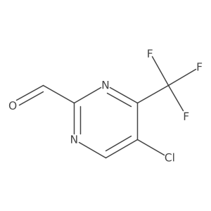 5-Chloro-4-(trifluoromethyl)-2-pyrimidinecarboxaldehyde Structure