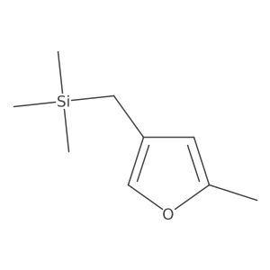 Furan, 2-methyl-4-[(trimethylsilyl)methyl]-结构式