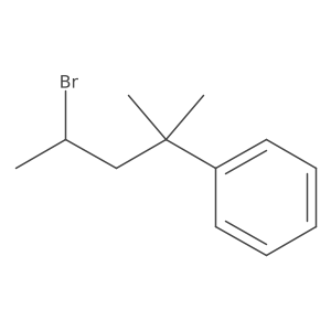 (4-Bromo-2-methylpentan-2-yl)benzene结构式