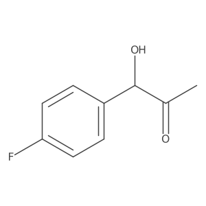 1-(4-Fluorophenyl)-1-hydroxyacetone Structure