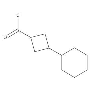 3-Cyclohexylcyclobutanecarbonyl chloride结构式