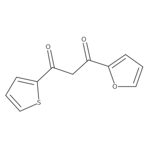 1-(Furan-2-yl)-3-(thiophen-2-yl)propane-1,3-dione结构式