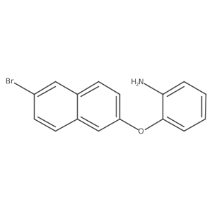 2-(6-Bromonaphthalen-2-yl)oxyaniline Structure