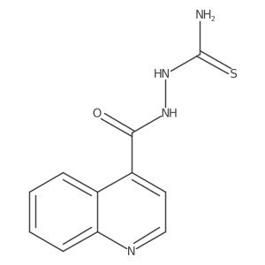 (Quinoline-4-carbonylamino)thiourea Structure