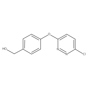 3-Chloro-6-(4-Hydroxymethylphenoxy)pyridazine结构式