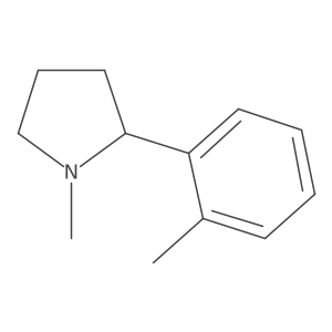 1-Methyl-2-(2-methylphenyl)pyrrolidine Structure