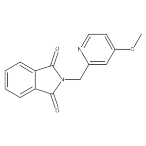 2-(1,3-Dioxo-1,3-dihydro-isoindol-2-ylmethyl)-4-methoxy-pyridine Structure