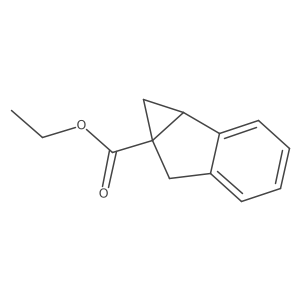 ethyl 1a,6-dihydro-1H-cyclopropa[a]indene-6a-carboxylate结构式