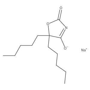 Sodium 2-oxo-5,5-dipentyl-2,5-dihydro-1,3-oxazol-4-olate结构式