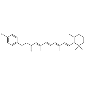 Retinoic acid, (4-bromophenyl)methyl ester Structure