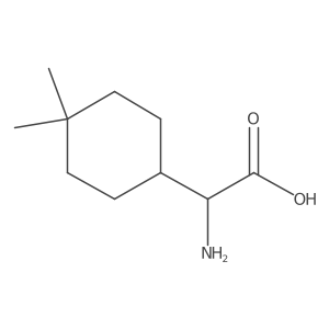 (S)-2-Amino-2-(4,4-dimethylcyclohexyl)acetic acid结构式