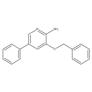 3-(Benzyloxy)-5-phenylpyridin-2-amine结构式