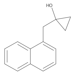 1-[(Naphthalen-1-yl)methyl]cyclopropan-1-ol Structure