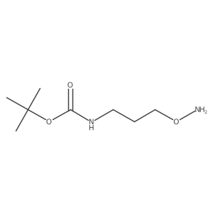 Tert-butyl 3-(aminooxy)propylcarbamate Structure