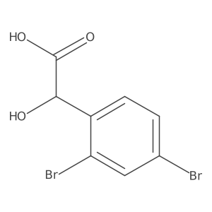 2,4-Dibromomandelic acid结构式