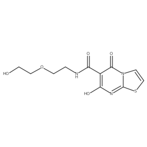 7-hydroxy-N-(2-(2-hydroxyethoxy)ethyl)-5-oxo-5H-thiazolo[3,2-a]pyrimidine-6-carboxamide Structure
