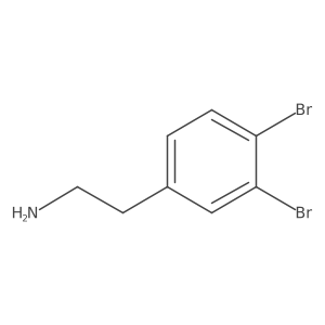 2-(3,4-Dibromophenyl)ethan-1-amine Structure