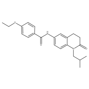 4-ethoxy-N-[1-(2-methylpropyl)-2-oxo-1,2,3,4-tetrahydroquinolin-6-yl]benzamide Structure