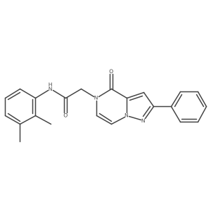 N-(2,3-dimethylphenyl)-2-(4-oxo-2-phenylpyrazolo[1,5-a]pyrazin-5(4H)-yl)acetamide结构式
