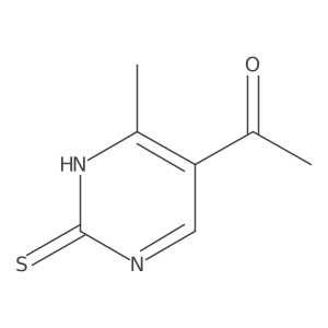 1-(2-Mercapto-4-methylpyrimidin-5-yl)ethan-1-one结构式