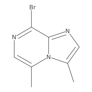 8-Bromo-3,5-dimethylimidazo[1,2-a]pyrazine Structure