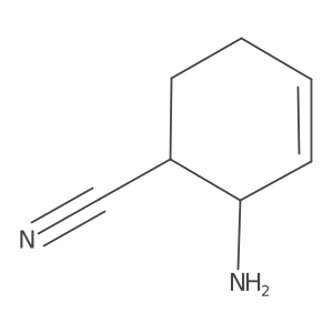 (1S,2R)-2-Amino-3-cyclohexene-1-carbonitrile Structure