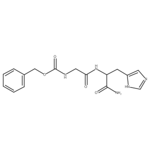 Carbamic acid, [[(1-carbamoyl-2-imidazol-4-ylethyl)carbamoyl]methyl]-, benzyl ester结构式