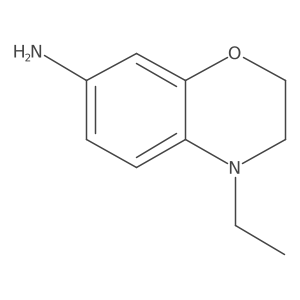 4-Ethyl-2,3-dihydro-1,4-benzoxazin-7-amine结构式
