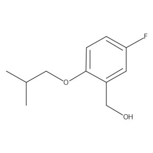 (5-Fluoro-2-isobutoxyphenyl)methanol结构式