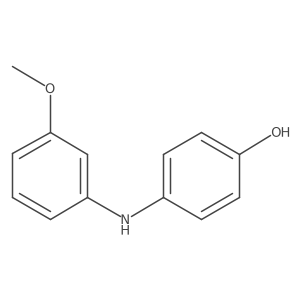 4-[(3-Methoxyphenyl)amino]phenol结构式