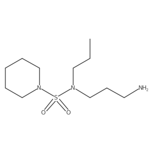 N-(3-Aminopropyl)-N-propyl-1-piperidinesulfonamide结构式