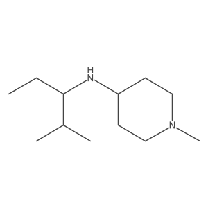 1-methyl-N-(2-methylpentan-3-yl)piperidin-4-amine Structure