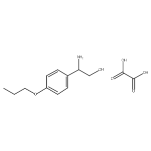 2-Amino-2-(4-propoxyphenyl)ethanol oxalate结构式