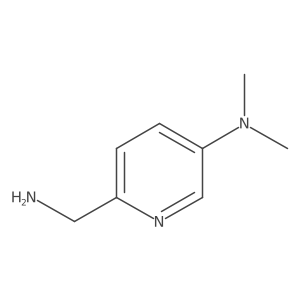6-(aminomethyl)-N,N-dimethylpyridin-3-amine结构式