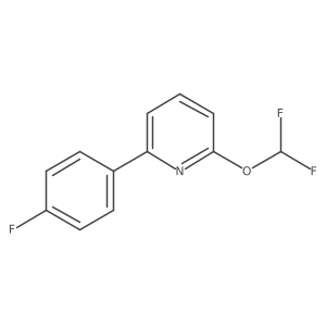 2-(Difluoromethoxy)-6-(4-fluorophenyl)pyridine Structure