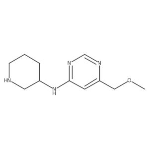 6-(methoxymethyl)-N-(piperidin-3-yl)pyrimidin-4-amine Structure