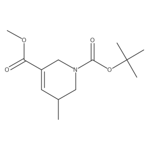 Methyl 1-Boc-5-methyl-1,2,5,6-tetrahydropyridine-3-carboxylate Structure