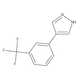 4-(3-(Trifluoromethyl)phenyl)-1H-pyrazole Structure