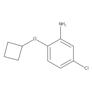 5-Chloro-2-cyclobutoxyaniline结构式