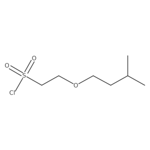 2-(3-Methylbutoxy)ethanesulfonyl chloride Structure