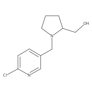 (1-((6-Chloropyridin-3-yl)methyl)pyrrolidin-2-yl)methanol Structure