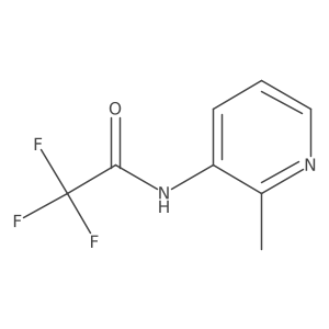 2,2,2-trifluoro-N-(2-methylpyridin-3-yl)acetamide结构式