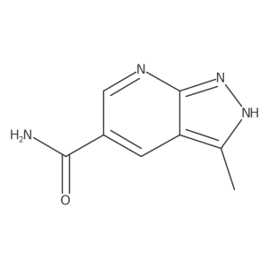 3-Methyl-1H-pyrazolo[3,4-b]pyridine-5-carboxamide Structure