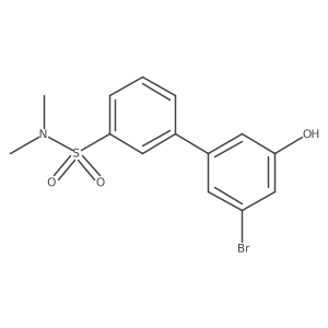 3-Bromo-5-(3-N,N-dimethylsulfamoylphenyl)phenol结构式