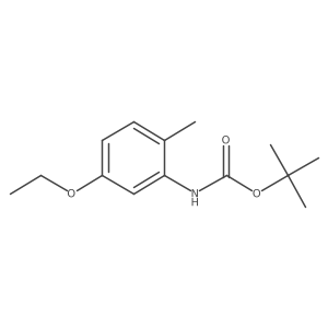 Tert-butyl 5-ethoxy-2-methylphenylcarbamate Structure