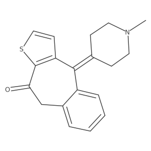 2-[1-(Trideuteriomethyl)piperidin-4-ylidene]-6-thiatricyclo[8.4.0.03,7]tetradeca-1(14),3(7),4,10,12-pentaen-8-one结构式