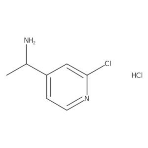 (R)-1-(2-Chloropyridin-4-yl)ethanamine hydrochloride结构式