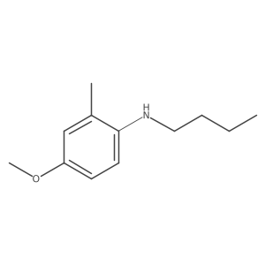 N-butyl-4-methoxy-2-methylaniline Structure